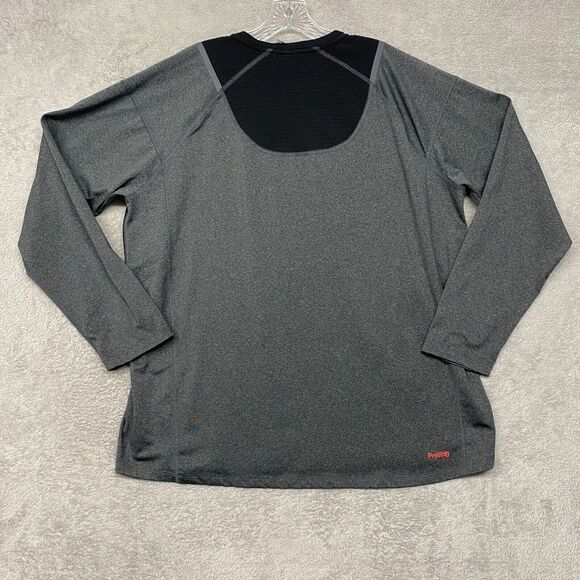 Spyder Shirt Men XL Gray Black ProWeb Performance Long Sleeve Athletic Training - Picture 7 of 8